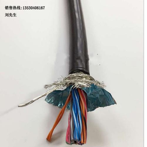 电线电缆厂家供应24芯0.3平方高柔性双绞屏蔽拖链决缆tr.